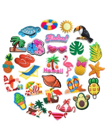 Set accesorii pentru crocs Shein, mix culori