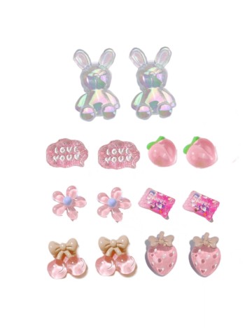 Set accesorii pentru crocs Shein, mix culori