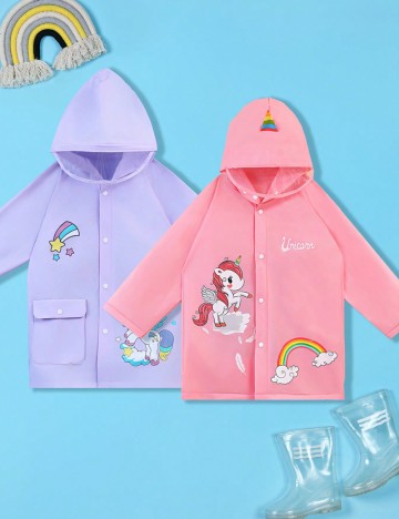 Set pelerine de ploaie Shein, mix culori