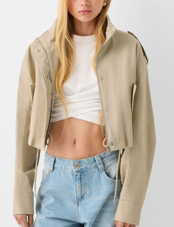 Jachetă Bershka, bej