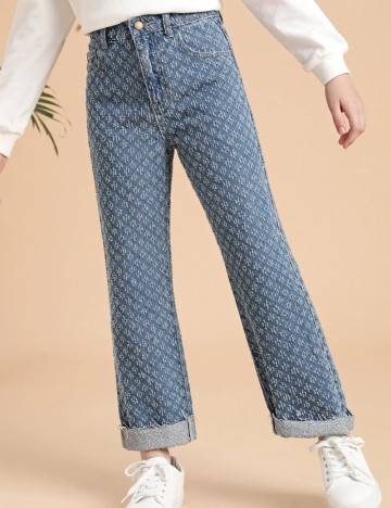 Jeans Shein, albastru