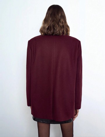 Palton scurt Shein, vișiniu