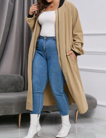 Palton Shein Emery Rose, bej