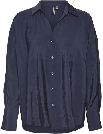 Cămașă Vero Moda, albastru