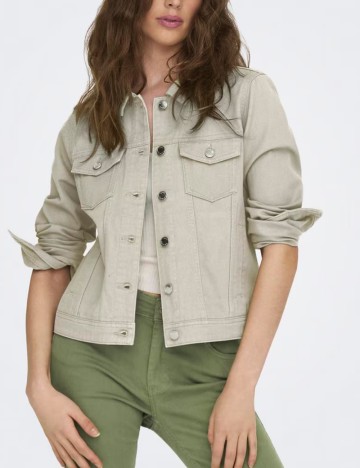 Jachetă Only, verde