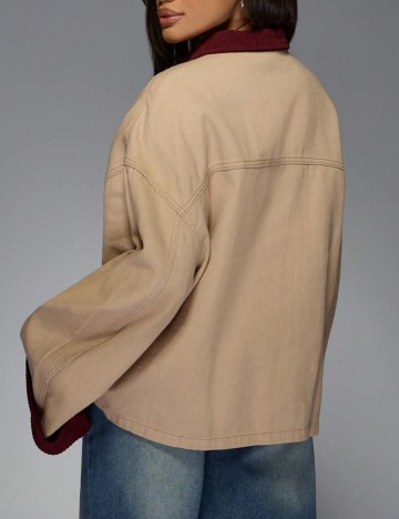 Jachetă Shein Missguided, maro