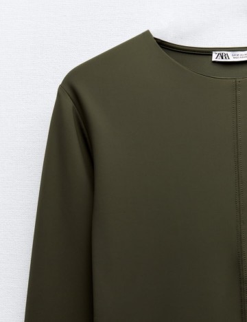 Rochie maxi Zara, kaki