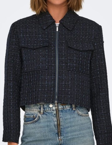 Jachetă Only, albastru