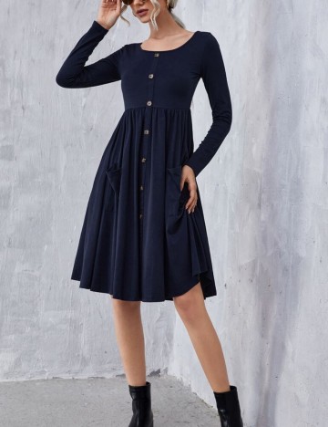 Rochie midi Shein, albastru