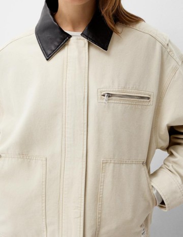 Jachetă Bershka, bej