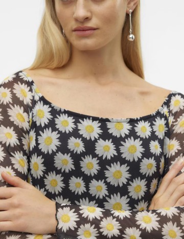 Rochie maxi SOMETHING NEW, negru