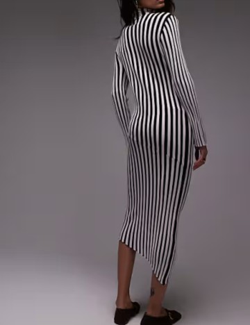 Rochie midi Topshop, mix culori