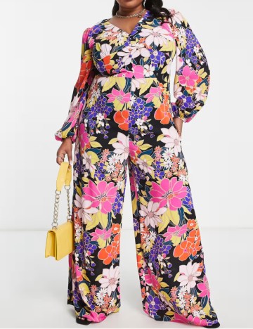 Salopetă lungă Glamorous, mix culori