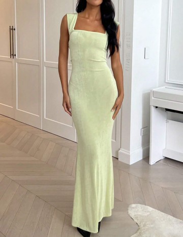 Rochie maxi Shein, verde