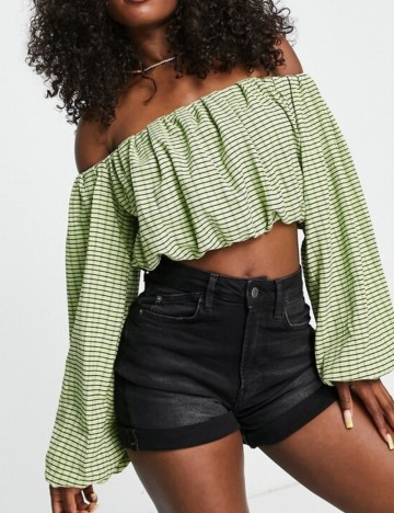 Top Urban Revivo, verde