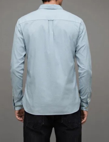 Cămașă Allsaints, albastru