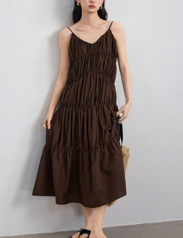 Rochie midi Shein, maro