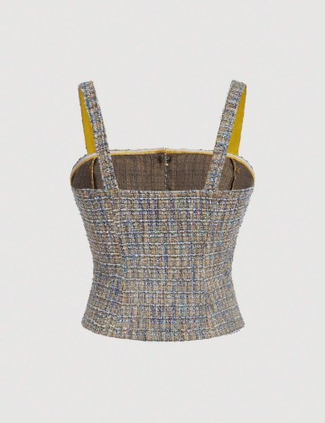 Top Shein Curve+, mix culori