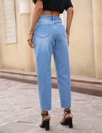 Jeans Shein, albastru