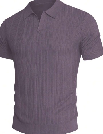 Tricou polo Shein, mov