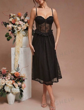 Rochie midi Shein, negru