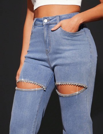 Jeans Shein, albastru