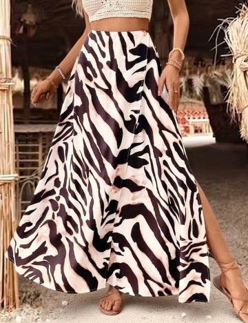 Fustă maxi Shein, mix culori