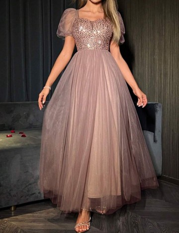 Rochie maxi Shein, roz