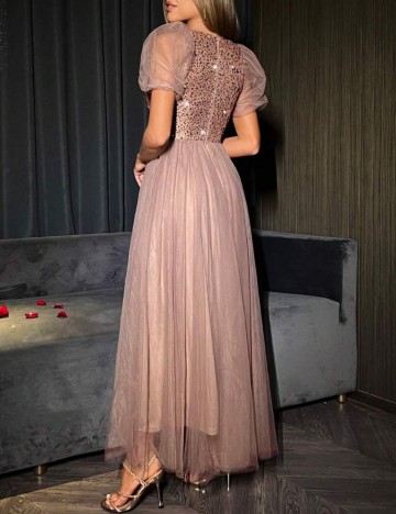 Rochie maxi Shein, roz