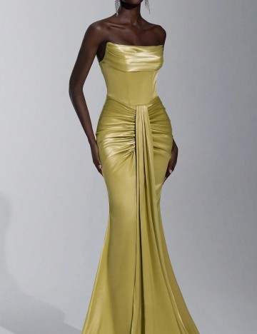 Rochie maxi Shein, verde