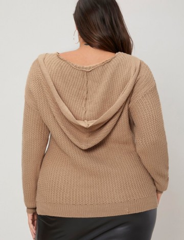 Cardigan Shein Curve+, maro