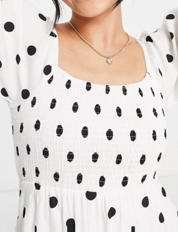 Rochie midi Style Cheat, alb