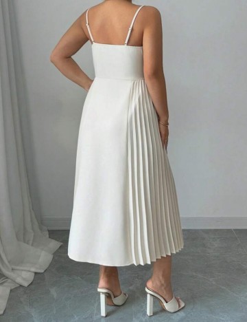 Rochie midi Shein, crem