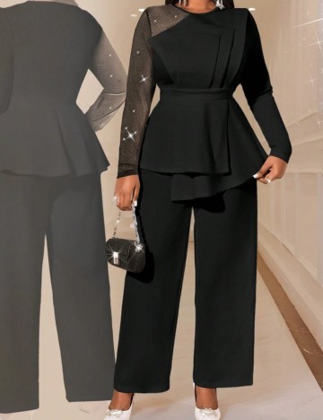 Compleu Shein Curve+, negru