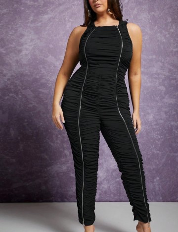 Salopetă lungă Shein Curve+, negru