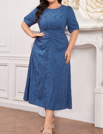 Rochie maxi Shein Curve+, albastru