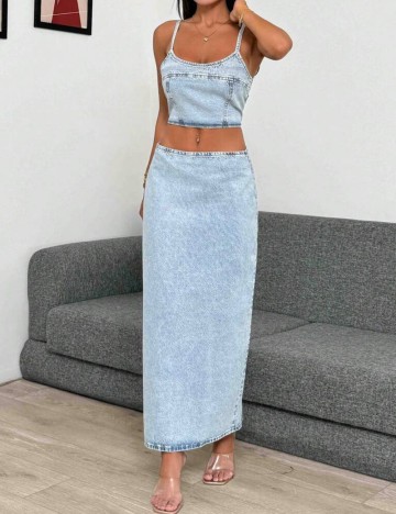 Compleu Shein, albastru