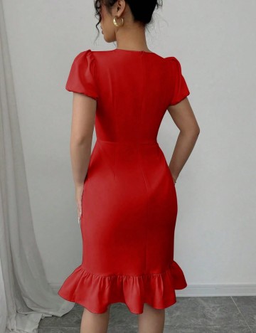 Rochie midi Shein, roșu