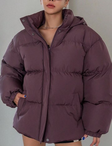 Geacă Shein DAZY, mov