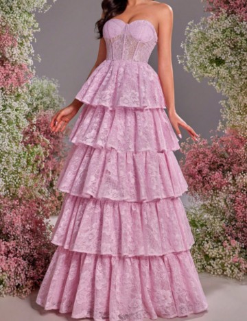 Rochie maxi Shein, roz