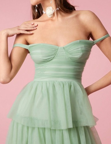 Rochie maxi Shein, verde