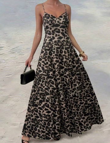 Rochie maxi Shein, mix culori