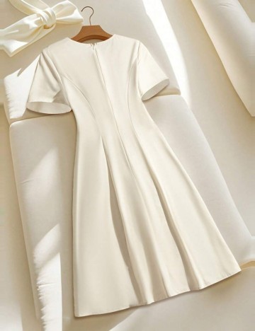 Rochie mini Shein, crem