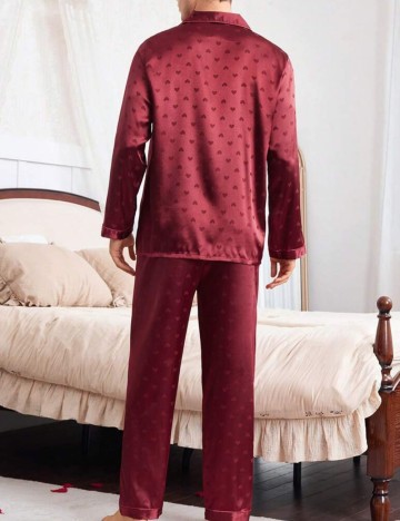 Compleu pijamale Shein, vișiniu