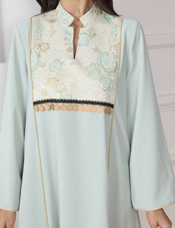 Rochie maxi Shein, verde