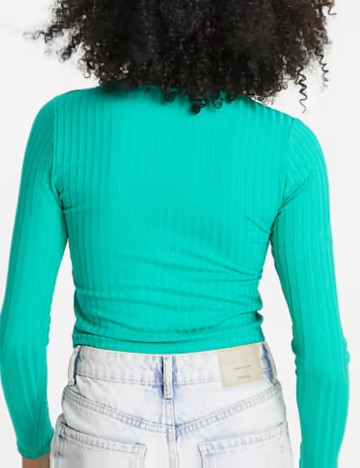 Bluză Stradivarius, verde