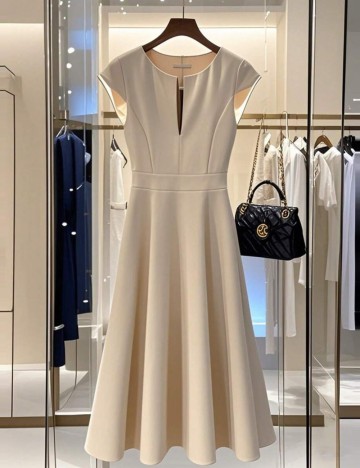 Rochie maxi Shein, bej