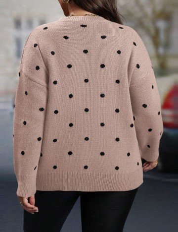 Pulover Shein Curve+, maro