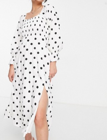 Rochie midi Style Cheat, alb