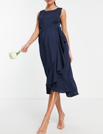 Rochie midi Maya Deluxe, bleumarin